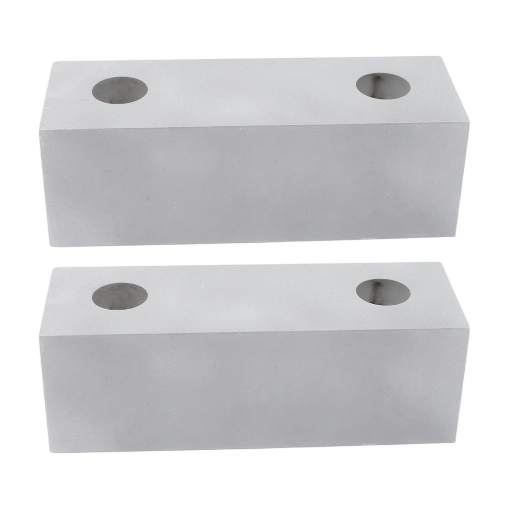 Set of 2 Reversible Soft Vise Jaws for 6" Vises (Aluminum)