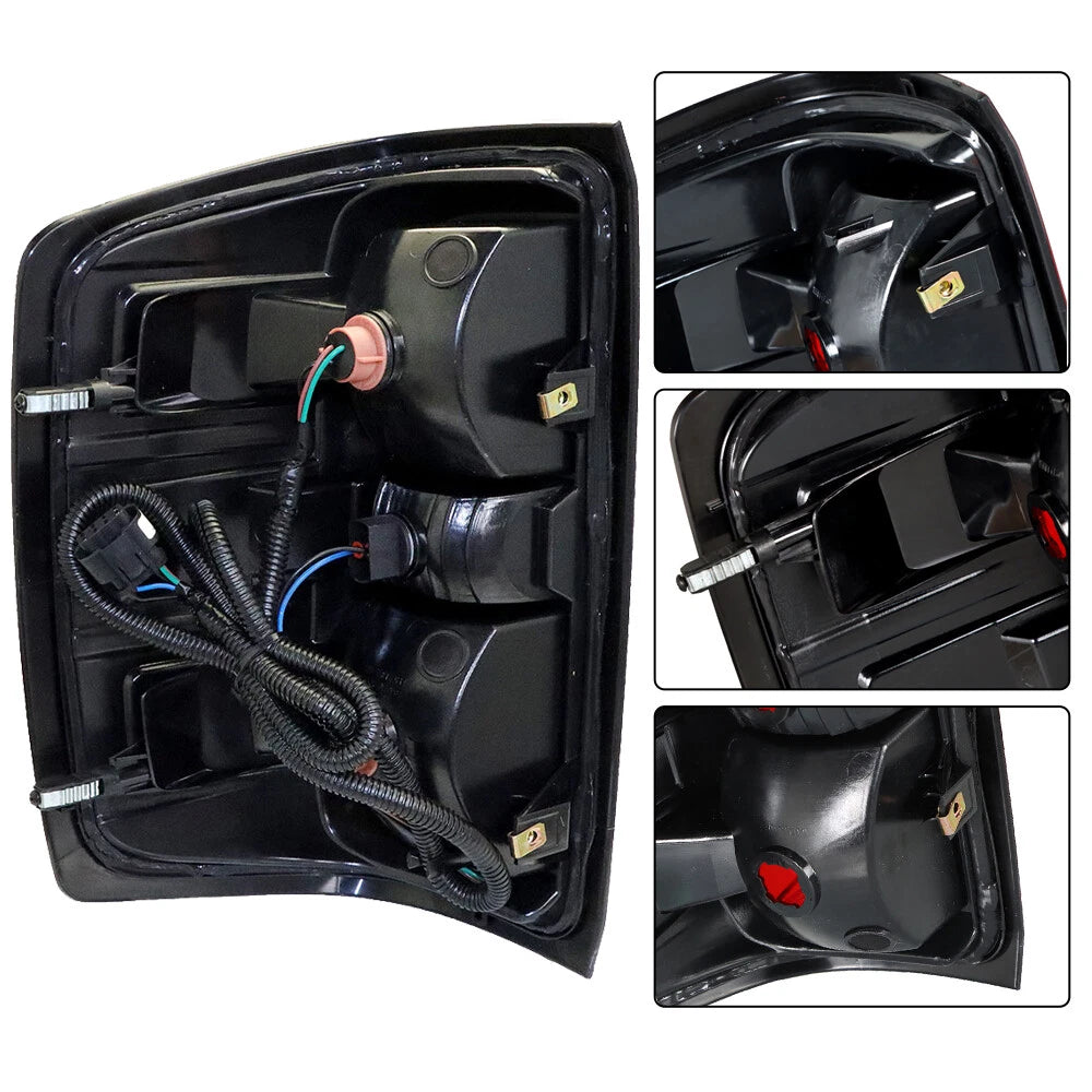 Rear Tail Light Assembly Halogen for Chevy Silverado 1500 2500 (2014–2015)