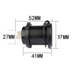 12V-24V Car Cigarette Lighter Socket USB Fast Charger Adapter