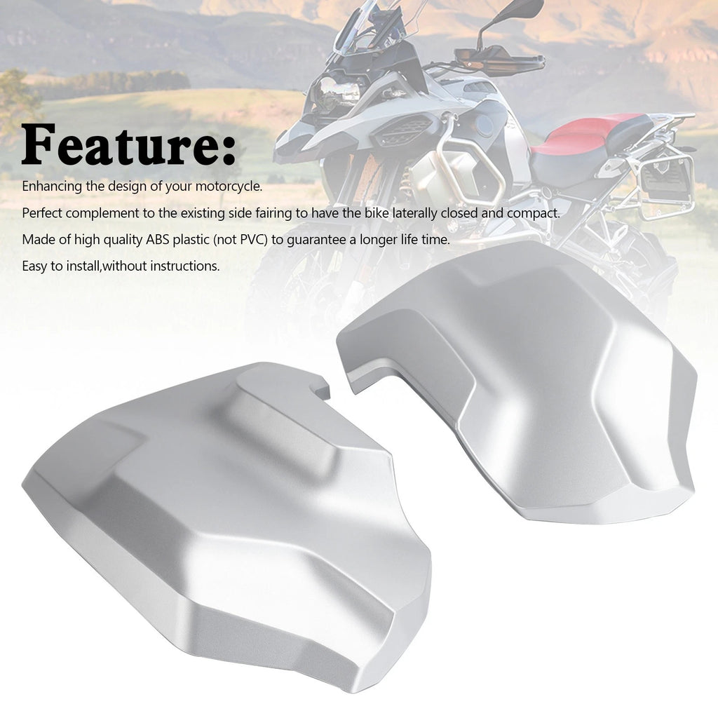 Side Frame Fairing Cowl Guards for BMW R1250GS ADV (2018–2023) Silver