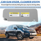 Left Side Sun Visor for Honda Pilot (2009–2015) No. 83280-SZA-A01ZA Gray