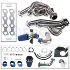 Exhaust Header Manifolds & Cold Air Intake Kit for Ford Expedition F-150 F-250