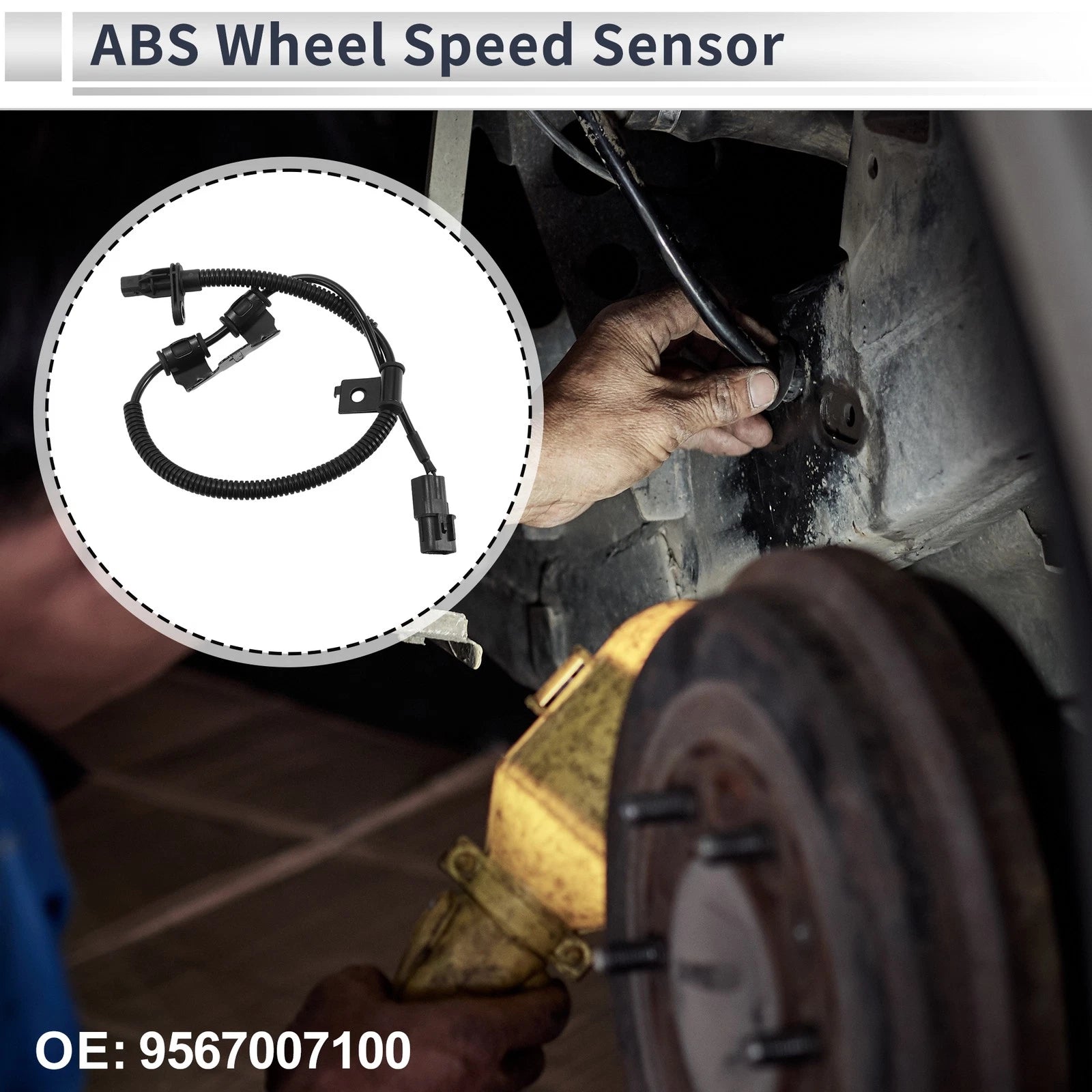 ABS Wheel Speed Sensor No. 9567007100 for Kia Picanto (2004–2011)