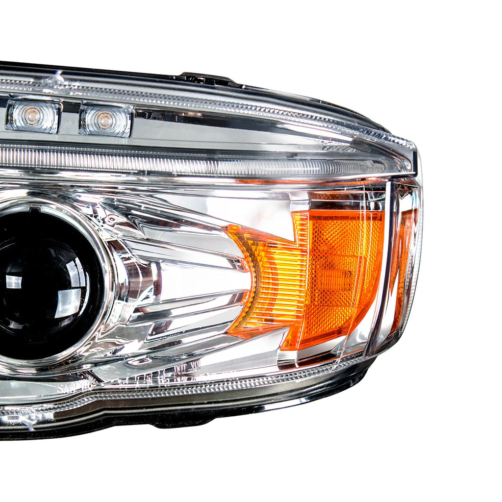 Projection Headlights Replacement with LED Light Bar for Peterbilt 388 389 (2016–2025)