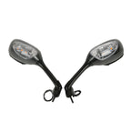 Rearview Mirrors with Clear/Smoke Turn Signals for Suzuki GSXR600 GSXR750 (2006–2025)