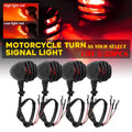 2X Halogen Turn Signal Light for Universal Motorcycle (Red)