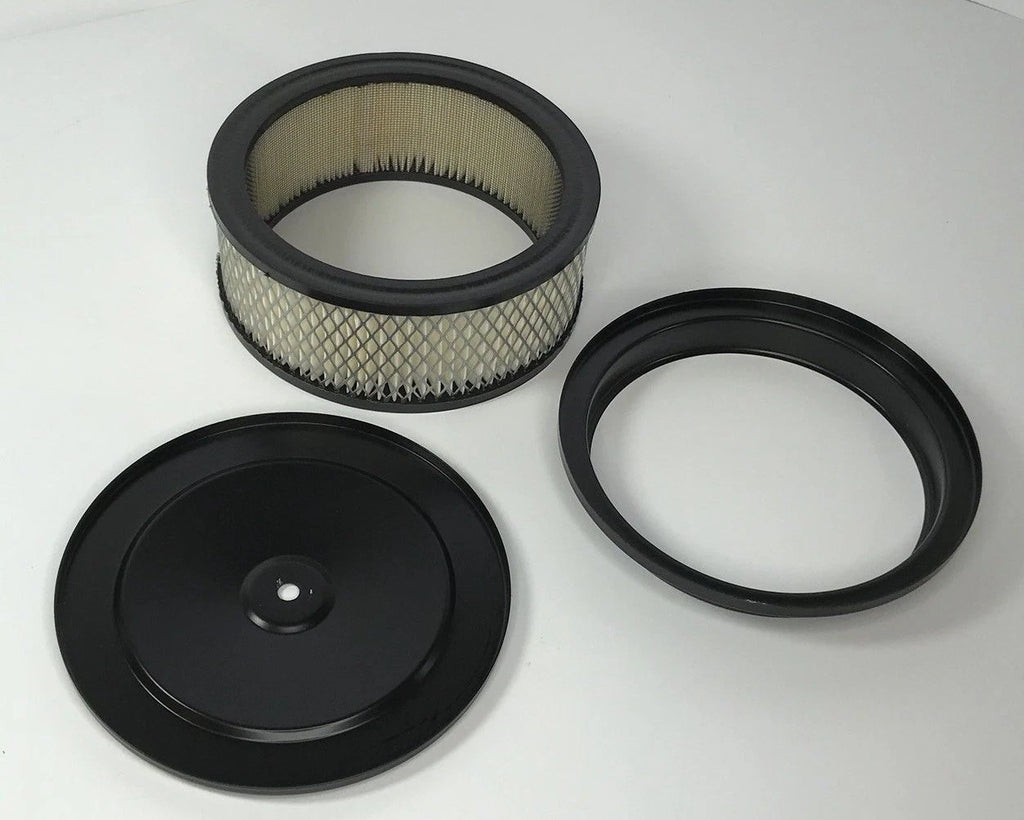 Air Cleaner Assembly 6-3/8in Replacement for Black 4 Barrel Carb (Universal)