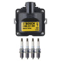 Set of 4 Bosch Ignition Coils & NGK Spark Plugs for 4Runner Golf Jetta