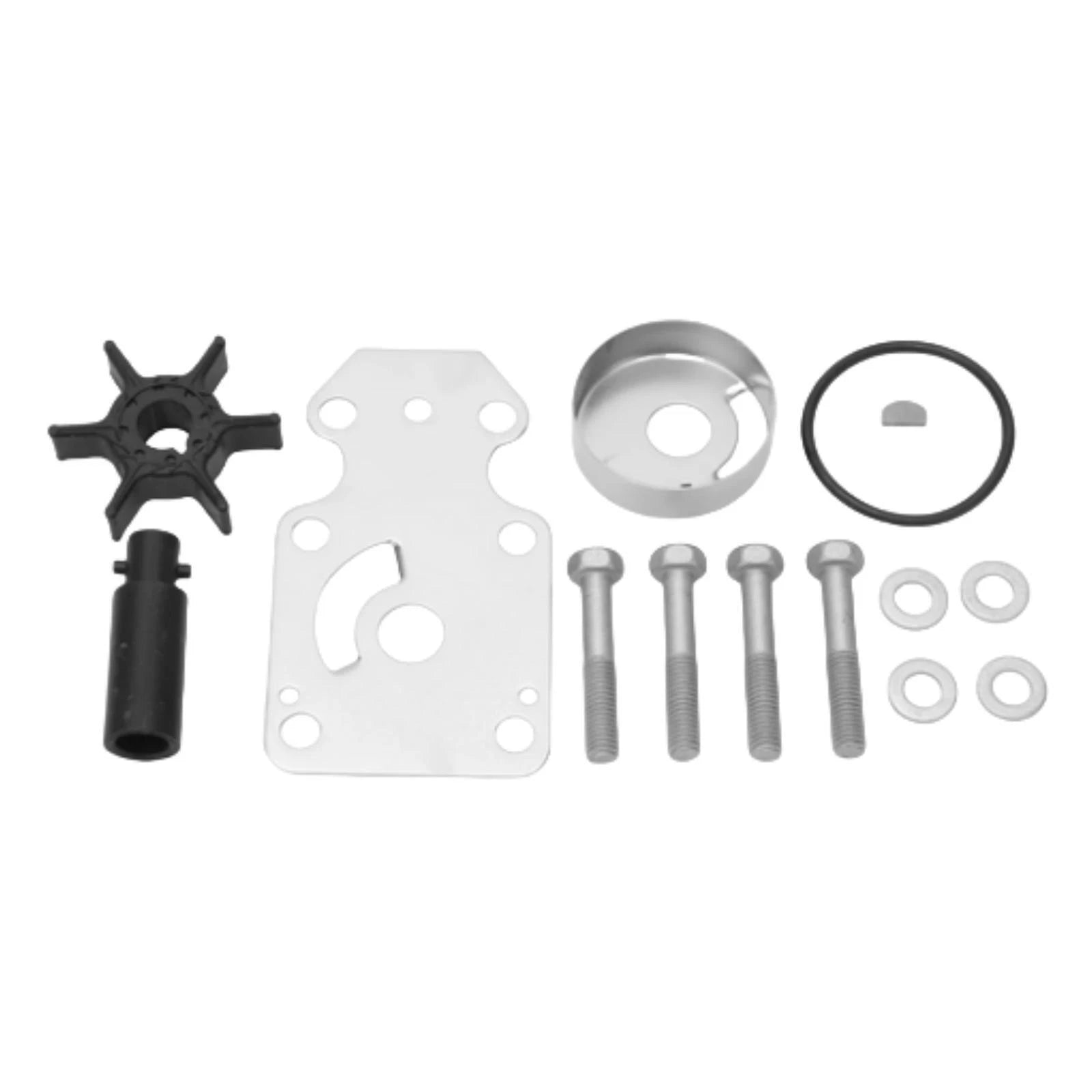 Water Pump Impeller Kit for Yamaha Outboard 8 9.9 HP (69G-W0078-00, 69G-W0078-02)
