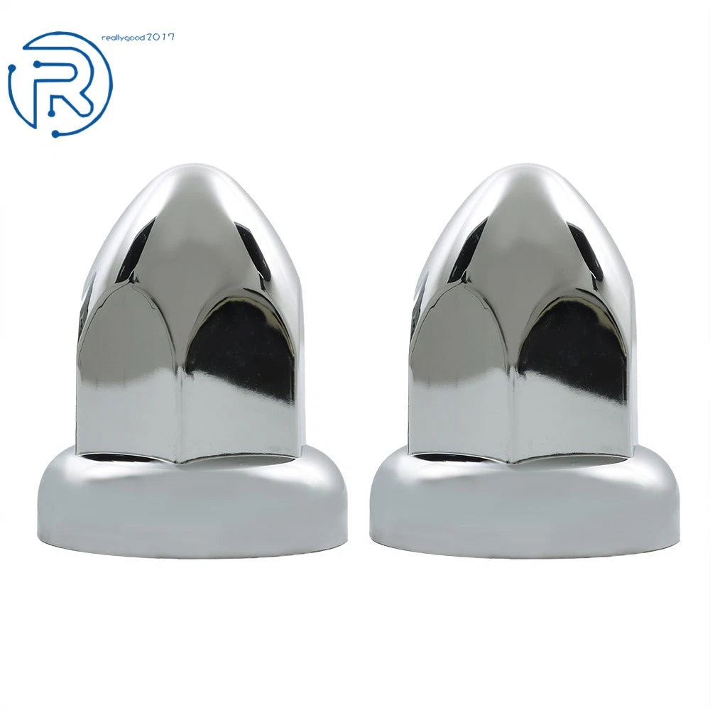Set of 40 Chrome 33mm Lug Nut Covers for Semi Trucks