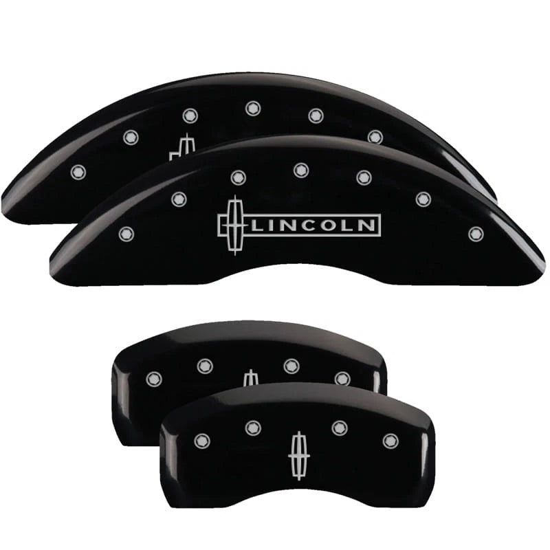 Caliper Covers Set of 4 Black for Lincoln Aviator Black Label (2020–2024)