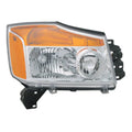 Replacement Passenger Side Head Light Assembly For 2008-2015 Nissan Titan Pickup