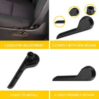 Set of 2 Seat Adjuster Lever Handles for Chevy Silverado GMC Sierra Yukon (2007–2014)