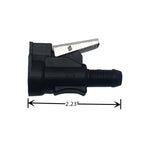 Fuel Line Connector 3/8" for Johnson/Evinrude Outboards (176445, 775641)