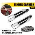 Set of 2 Chrome Front Fender Garnish Molding for Kia Optima EX (2016–2018)