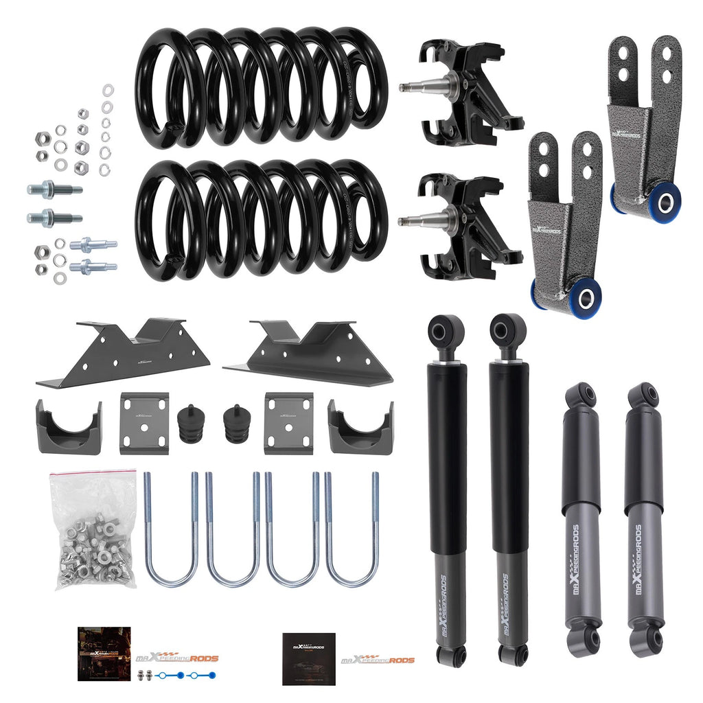 6" Front 7" Rear Drop Suspension Kit for Chevy C10 GMC C15 2WD (1973–1987)