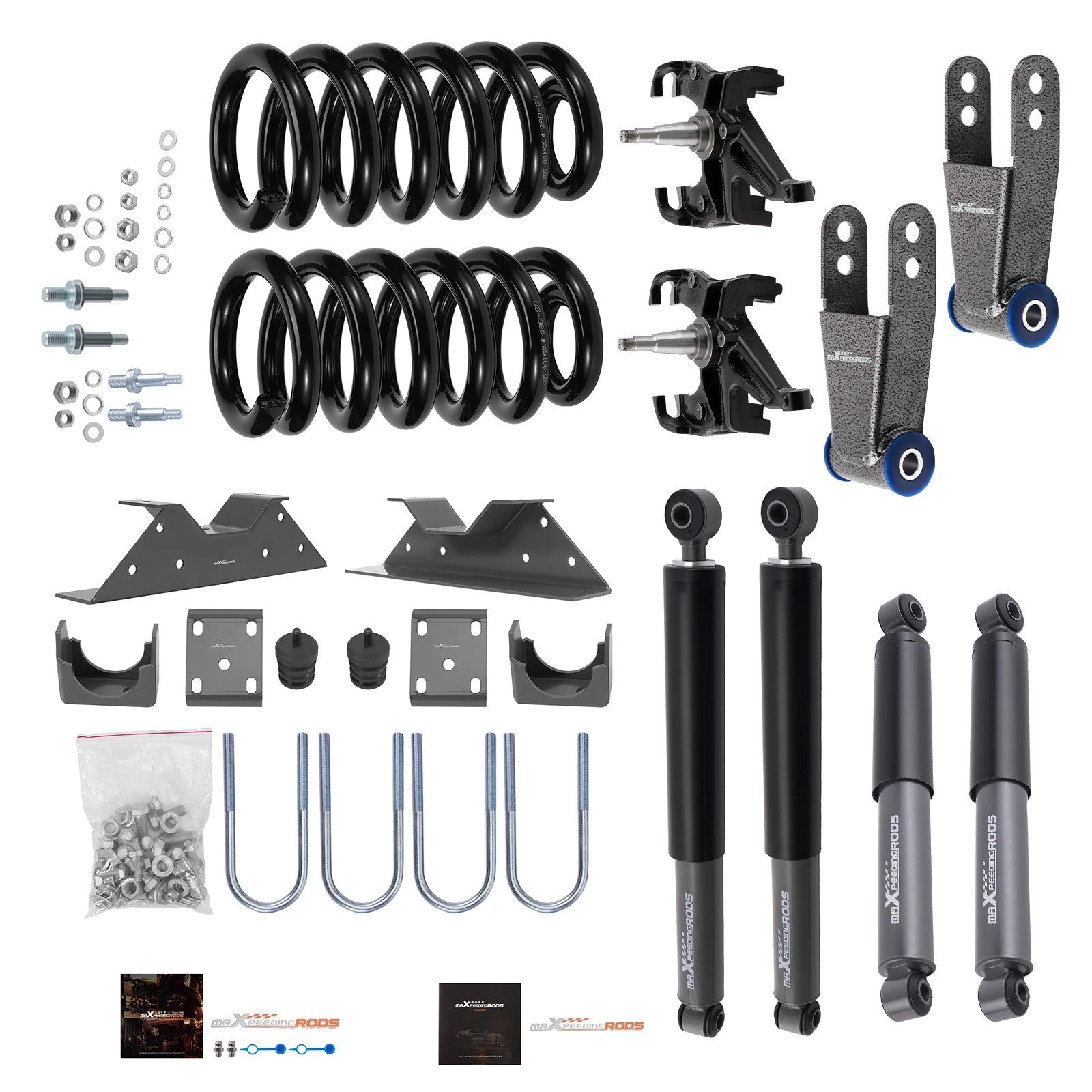 6" Front 7" Rear Drop Suspension Kit for Chevy C10 GMC C15 2WD (1973–1987)