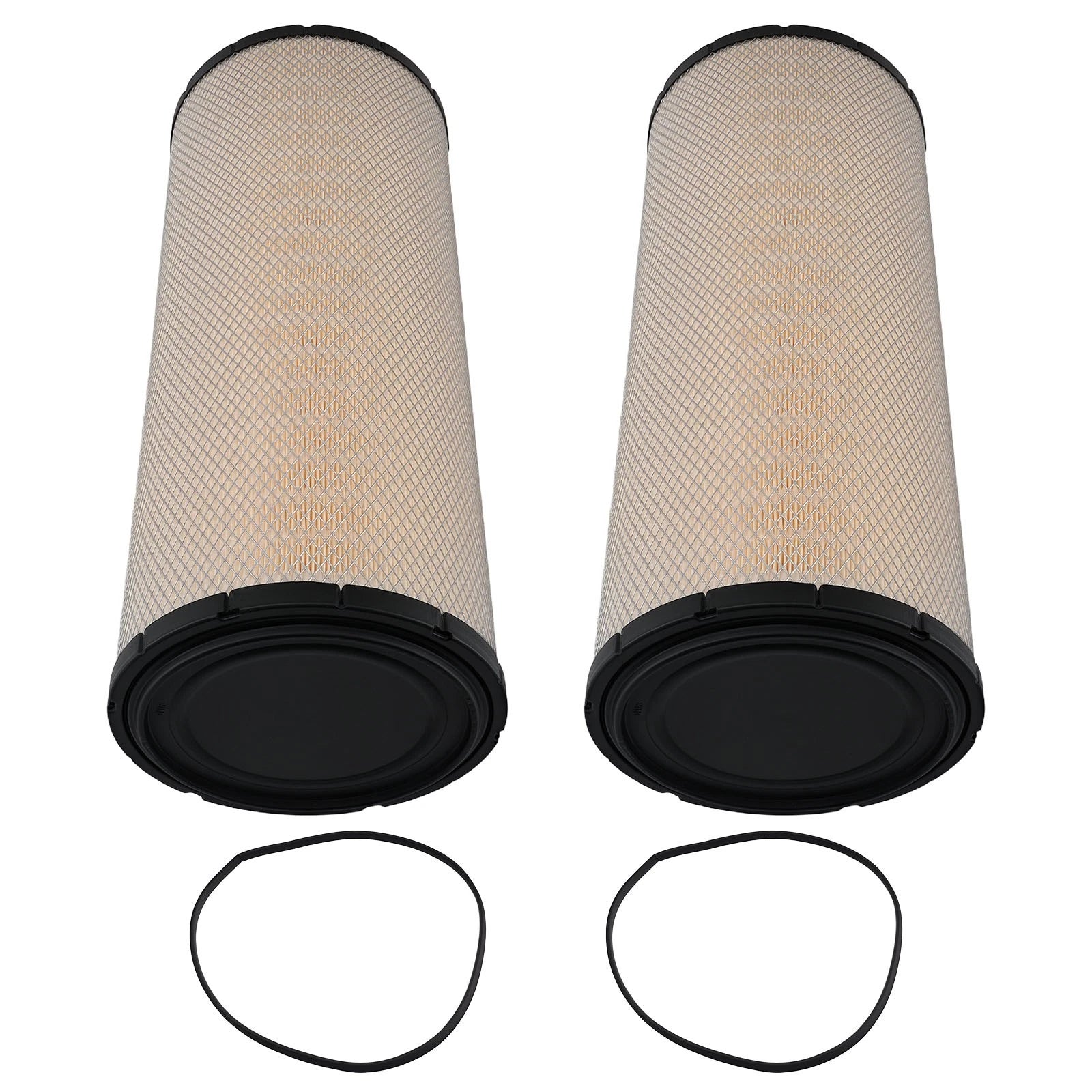 2x Air Filter for Peterbilt 386 (Replaces Baldwin RS3516, Luber Finer LAF2536)
