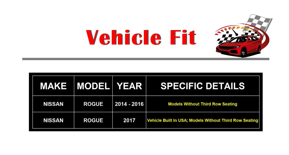 Ceramic Brake Pads and Front Rotors for Nissan Rogue (2014-2017)