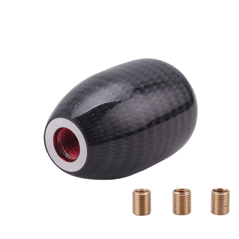 Carbon Fiber Manual Transmission Gear Shift Knob Universal
