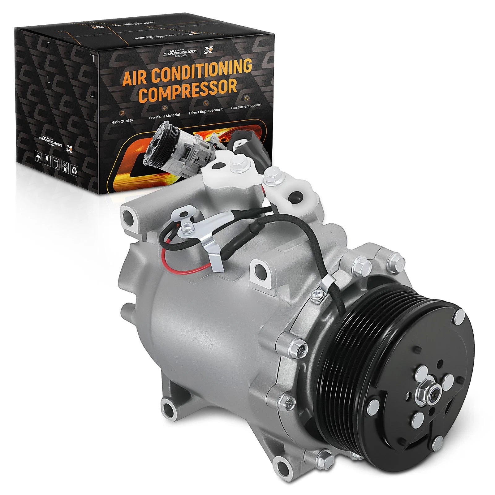 AC Compressor for Honda CR-V 2.4L (2002–2006) 38810PNB006 HS110R 7PK 98mm