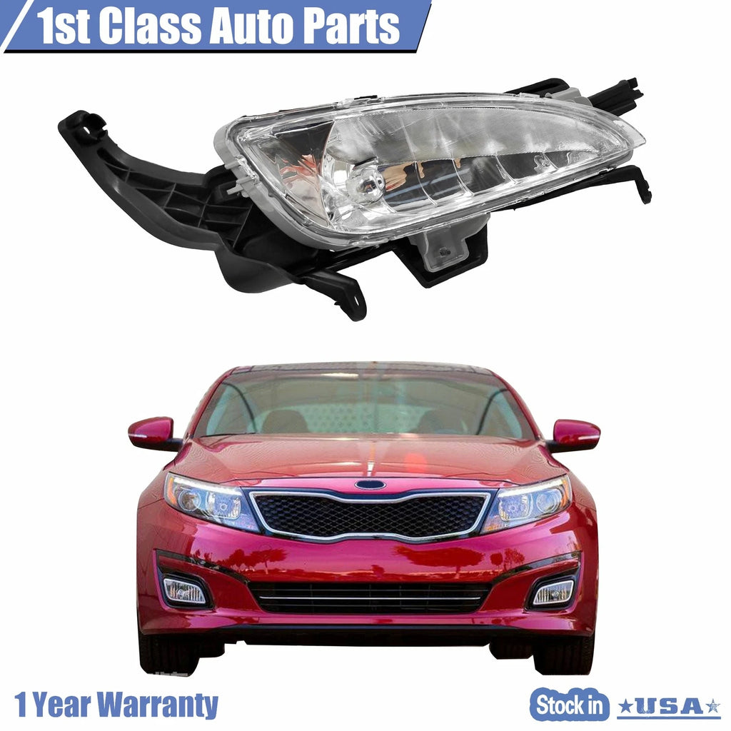 Fog Light for Kia Optima (2011–2013) Clear Lens with Bulb
