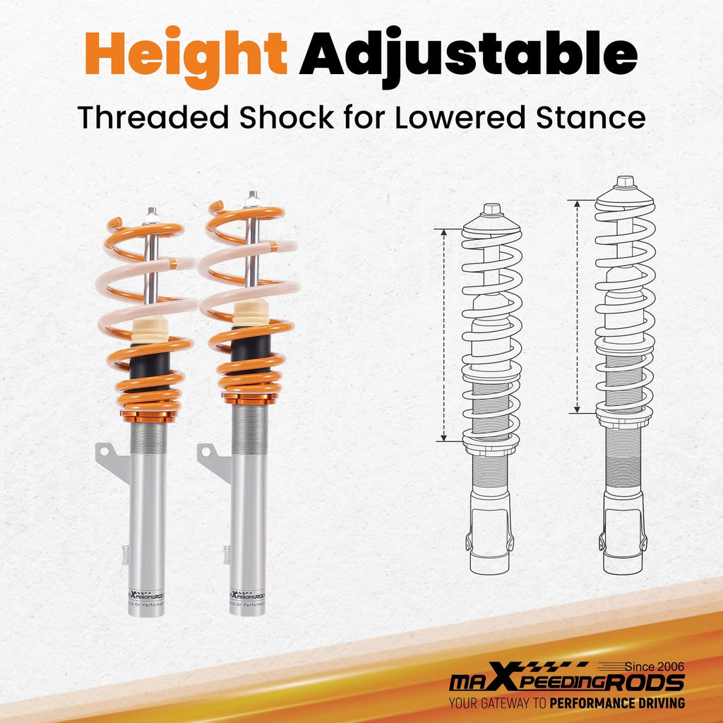 Adjustable Coilovers for VW Golf MK8 (2020-2022) FWD