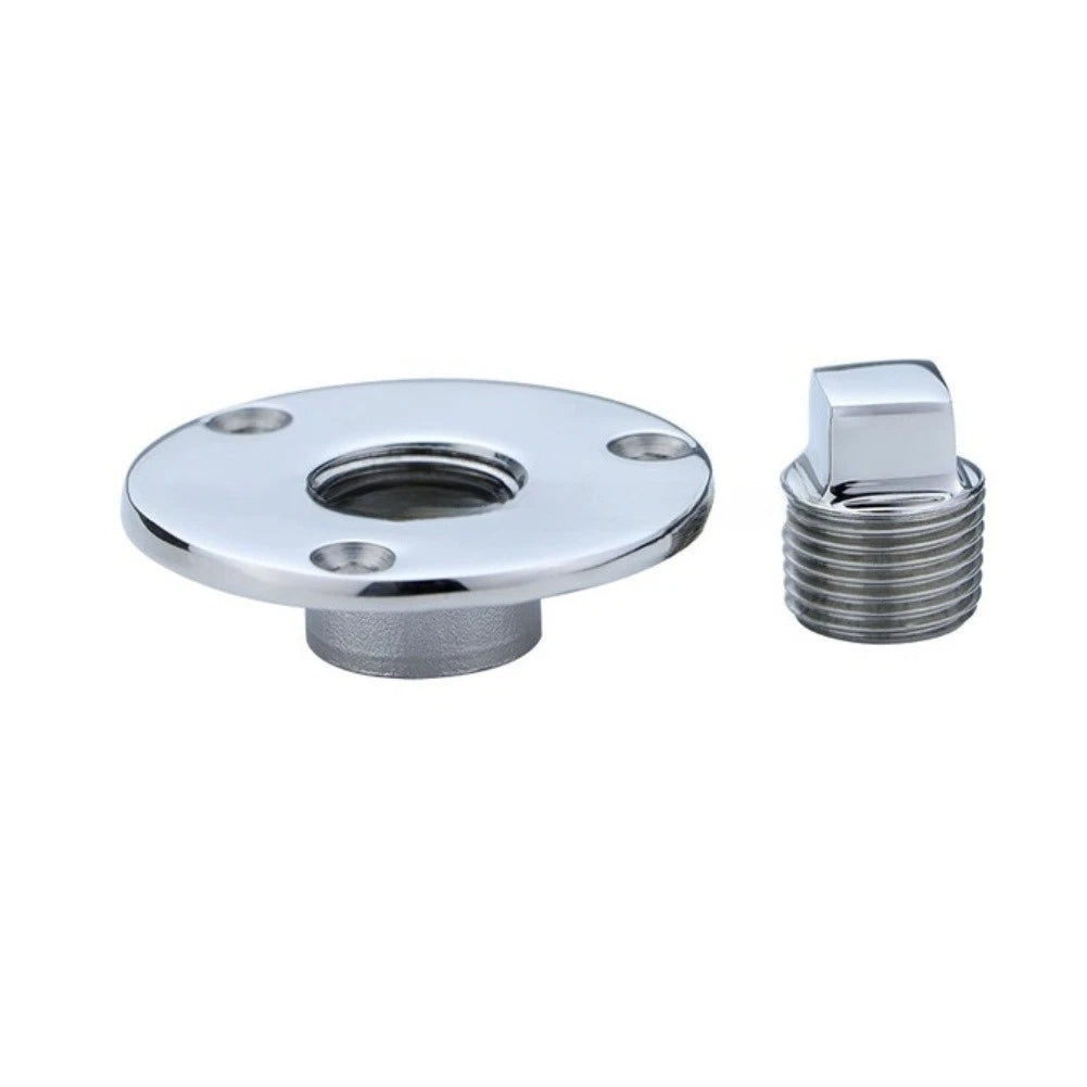 Drain Stopper for Yacht Boat Garboard Outlet (316 Stainless Steel, 5-4.6cm)