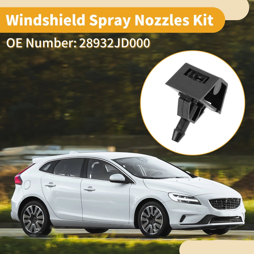 Windshield Washer Nozzle Kit for Nissan Qashqai (2008–2018) No. 28932JD000