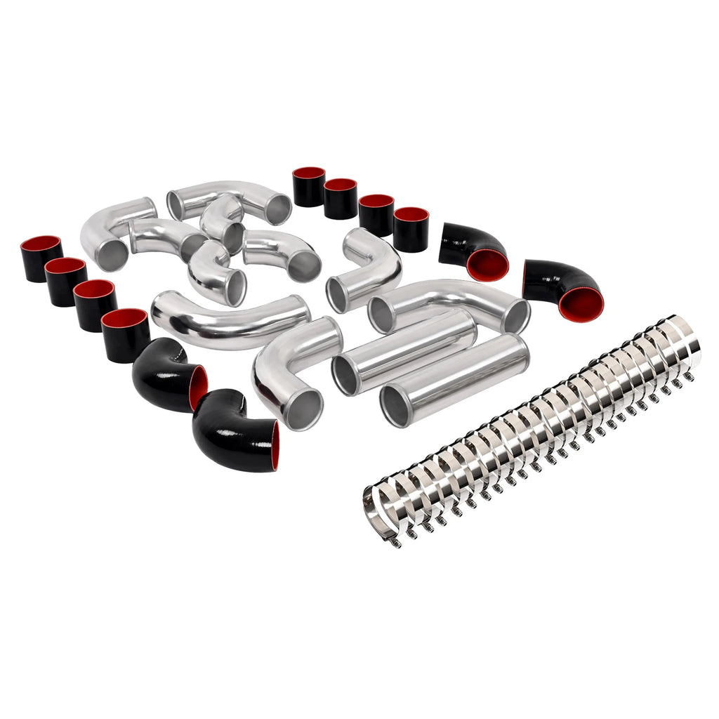 12PCS Intercooler Piping Kit for Universal Applications (3" Inch)