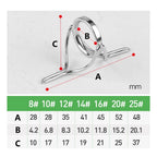 Fishing Rod Guides Stainless Steel Wear-resistant Accessories