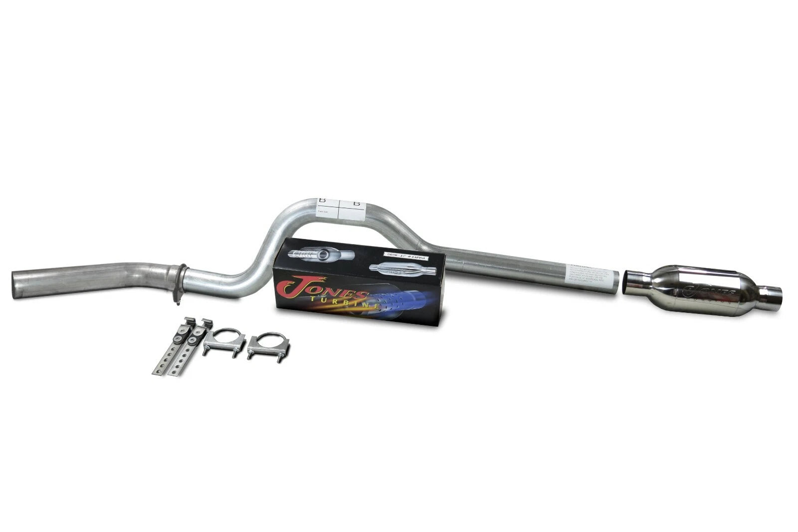 3" Single Exhaust Kit for Dodge Ram 1500 (1994–2003) - Jones Turbine, Corner Exit