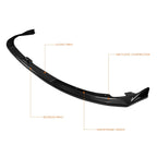 Carbon Fiber Front Bumper Spoiler Lip for Subaru WRX STI (2008–2010)