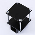 4'' Square RV Bumper Receiver Adapter for 2'' Hitch Mount Rack