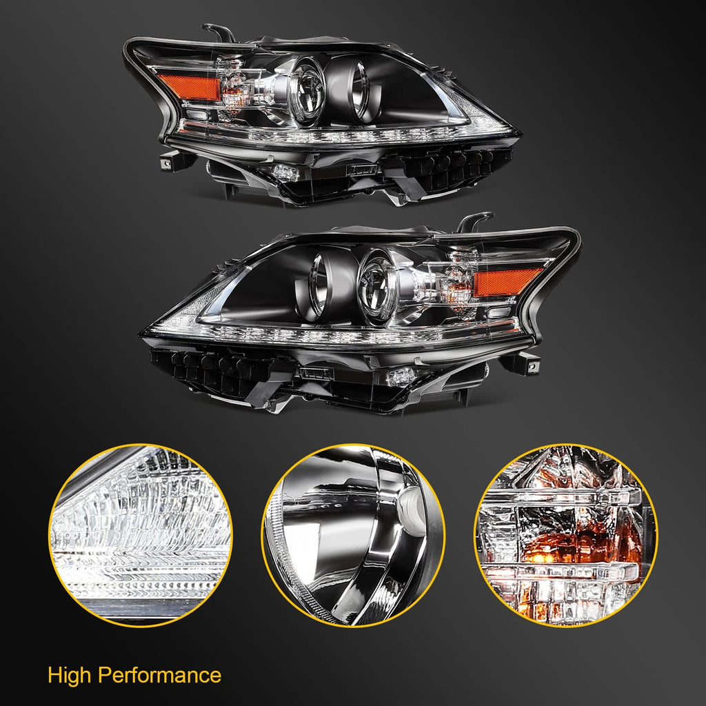HID Xenon Headlights Assembly for Lexus RX350 RX450h (2013–2015)