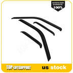 Wavy UV Window Visor Vent Shade Rain Guard for Chevy C/K 1500 Extended Cab