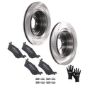 Rear Disc Brake Rotors & Ceramic Pads for Ford F-150 (2012–2020) S54186 D1602