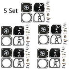 Set of 5 Carburetor Repair Kits for Stihl FS120 FS200 FS250 FS300 FS350 Zama RB-40