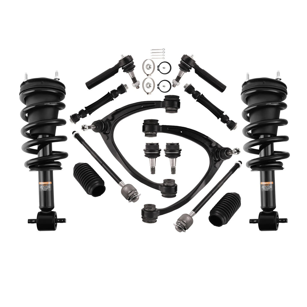 14x Front Complete Struts Control Arms Kit for Chevrolet Suburban 1500 (2007–2014)