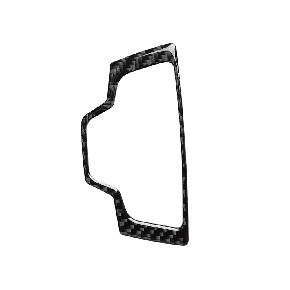 Carbon Black Multimedia Knob Cover Trim for Audi A6 A7 (2012–2018)