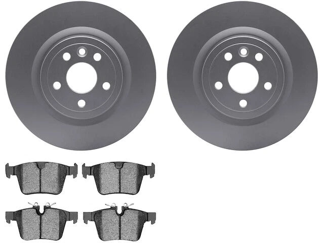 Rear Brake Pad and Rotor Kit for Jaguar F-Pace (2017–2020) MX363RX