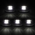 5Pcs Smoked Housing White LED Cab Roof Running Light for Dodge Ram (1994–1998)