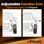 2X Adjustable Control Camber Arm for MINI Cooper (2001-2013)