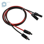 1 Pair 10 AWG Solar Panel Extension Cable Wire Connector for Universal