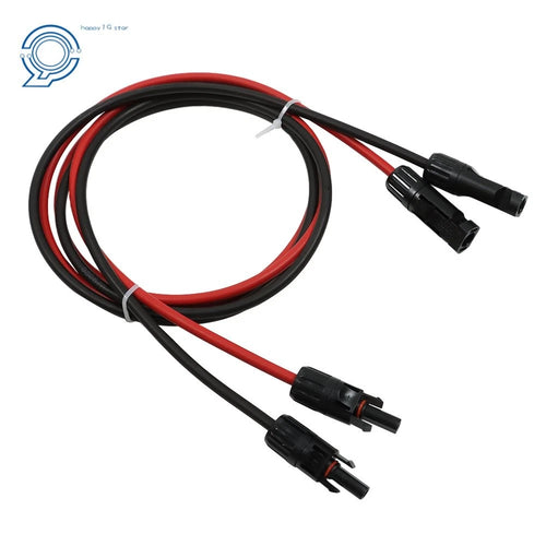 1 Pair 10 AWG Solar Panel Extension Cable Wire Connector for Universal