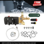 Pressure Washer Pump for 3600 PSI Power Washers (24mm Solid Shaft)