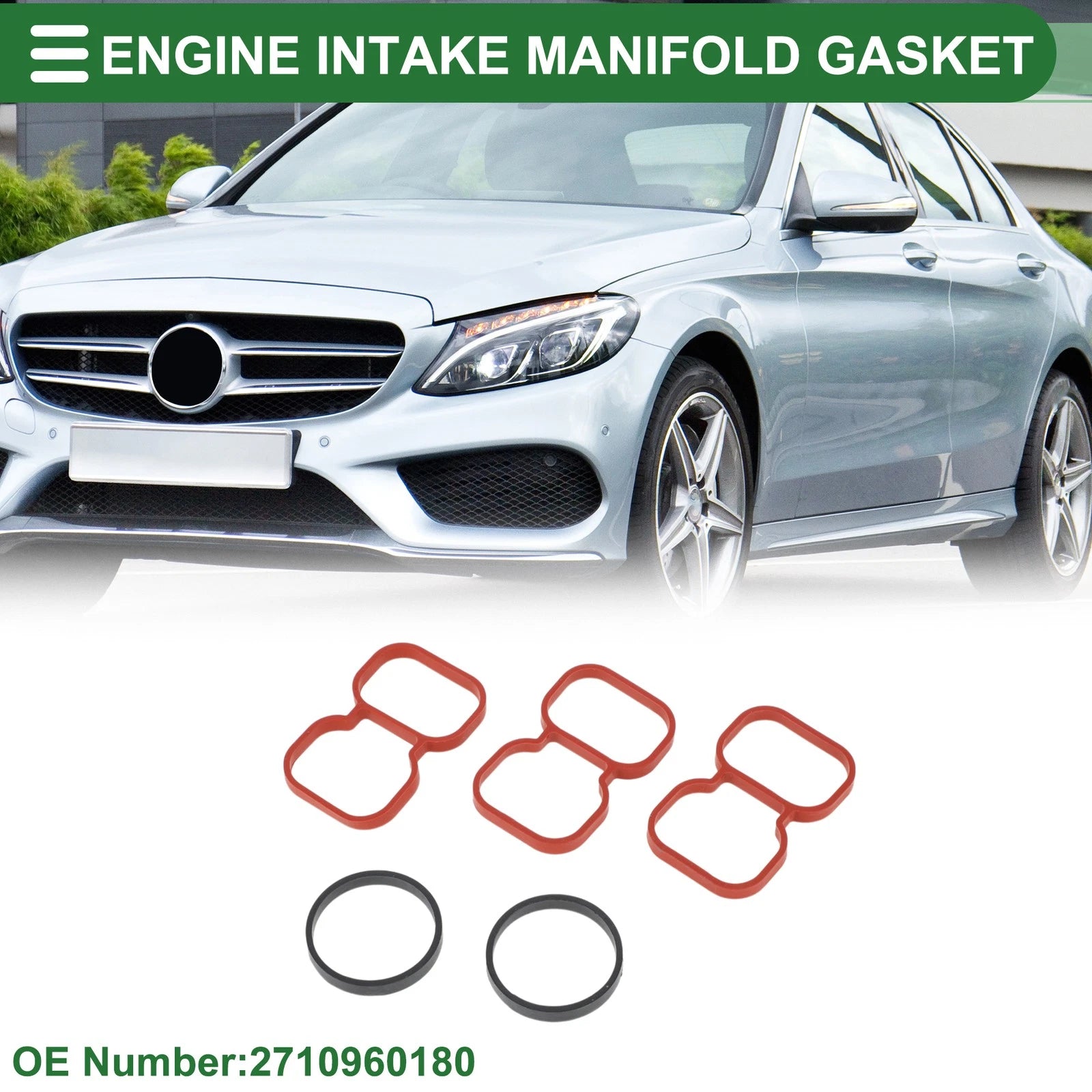 Engine Intake Manifold Gasket for Mercedes-Benz C250 (2012–2015) No. 2710960180