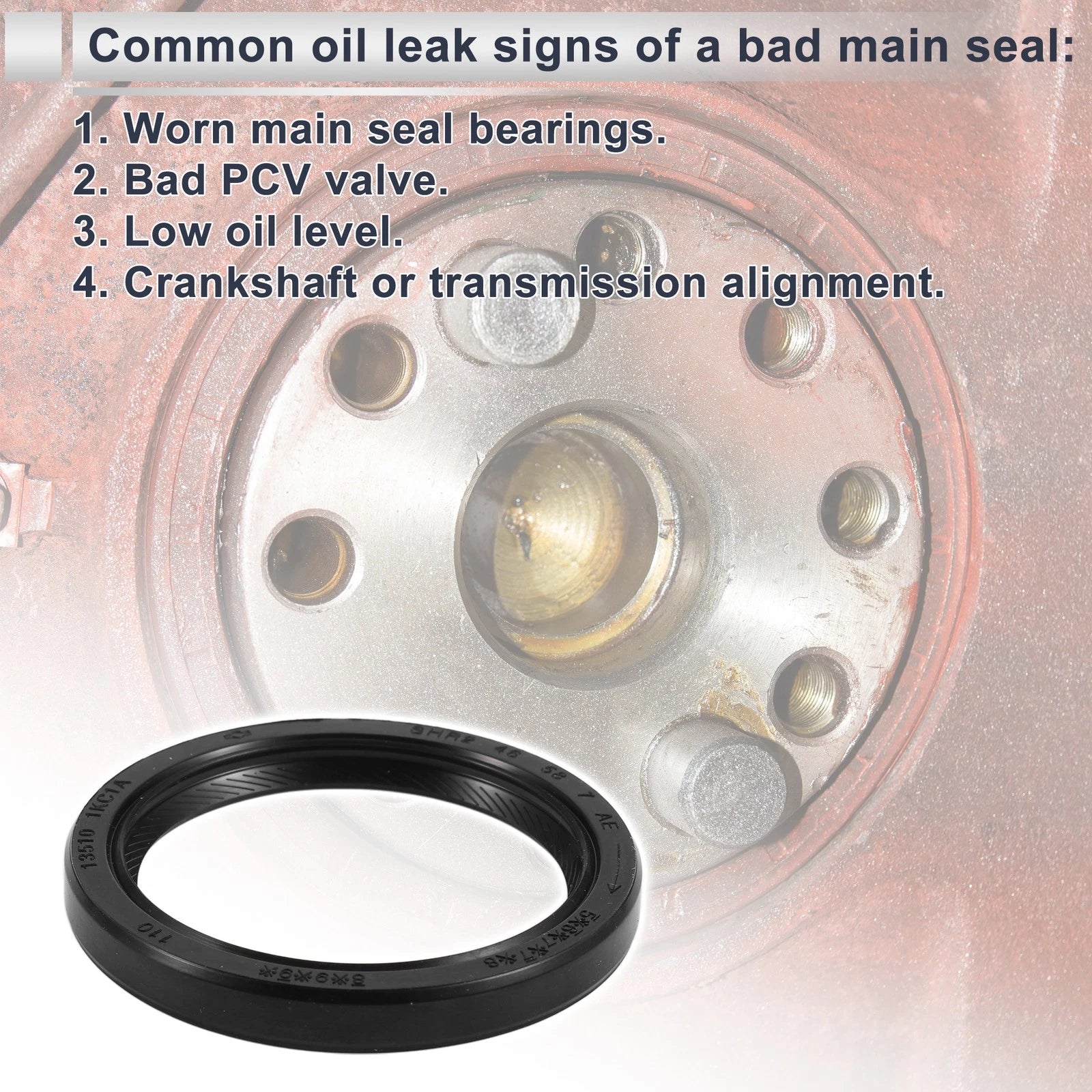 Front Crankshaft Oil Seal for Nissan X-Trail (2001–2014) No. 135100Z400