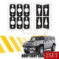 Set of 2 Roof Cab Light Seals for Hummer H2 (2003–2009)