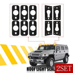 Set of 2 Roof Cab Light Seals for Hummer H2 (2003–2009)